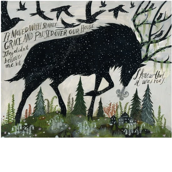It moved with stately grace print by Diana Sudyka (SOLD OUT)