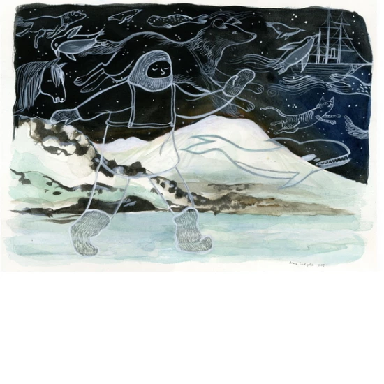 Polar Ghost print by Diana Sudyka (SOLD OUT)