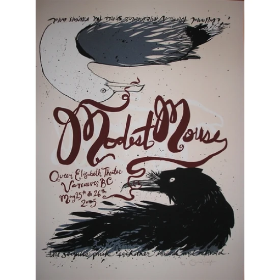 Modest Mouse Concert Poster by Diana Sudyka (SOLD OUT)