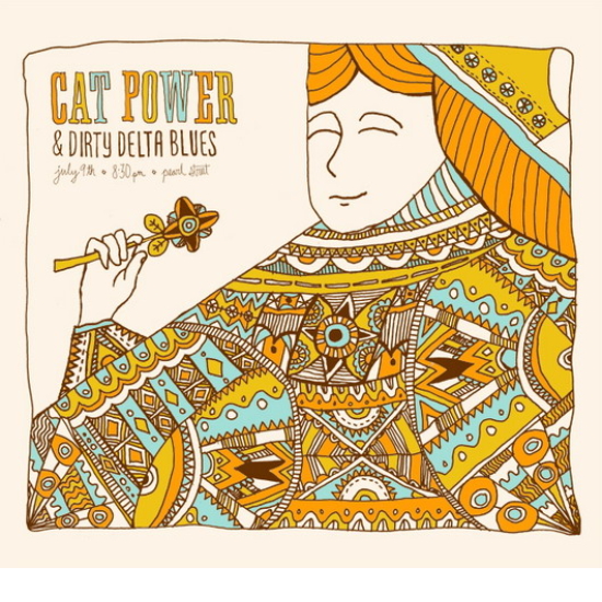 Cat Power Concert Poster by Methane Studios (SOLD OUT) Poster Cabaret