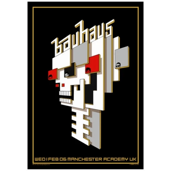 Bauhaus Concert Poster by Emek (SOLD OUT)