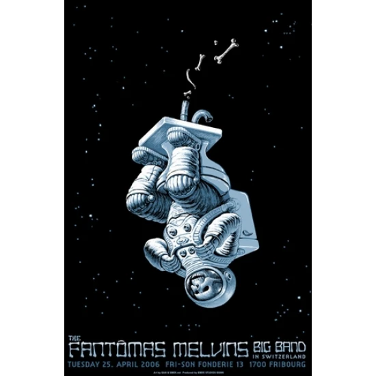 The Fantomas Concert Poster by Emek (SOLD OUT)
