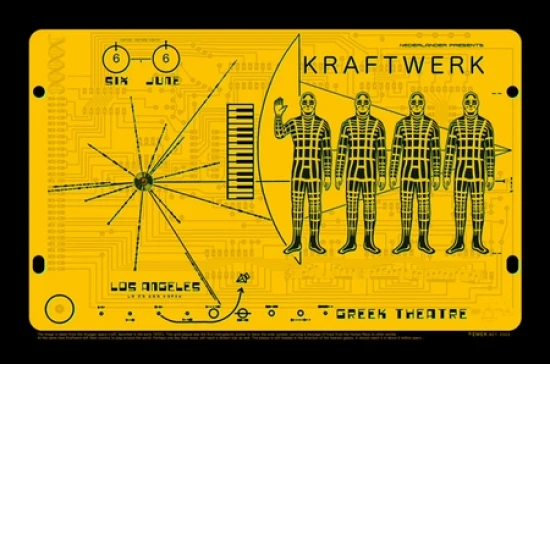Kraftwerk Concert Poster by Emek (SOLD OUT)