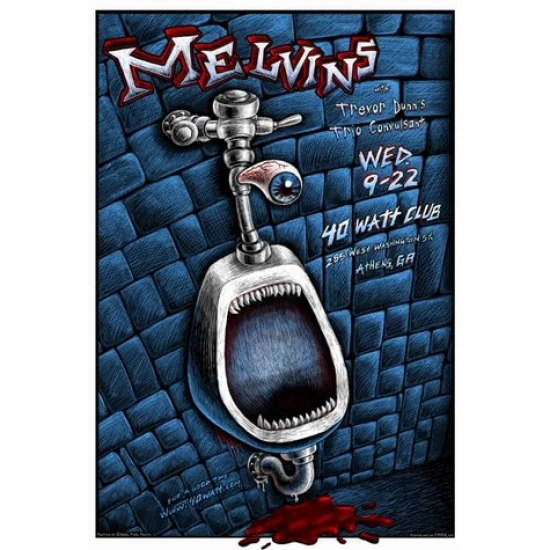 The Melvins Concert Poster by Emek (SOLD OUT)