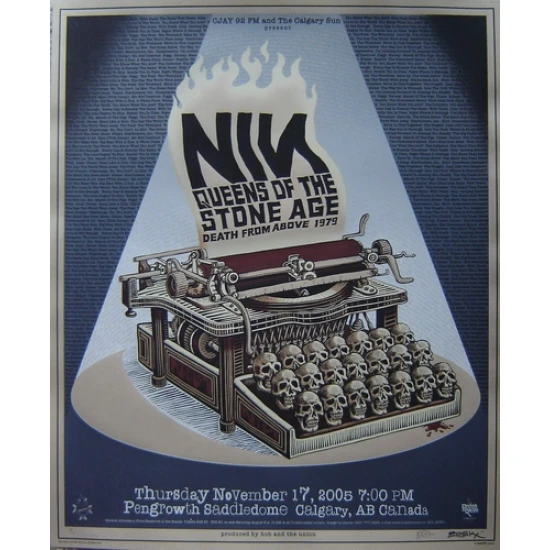 Nine Inch Nails Concert Poster Variant (SOLD OUT)