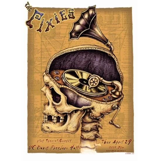 The Pixies Concert Poster by Emek (SOLD OUT)