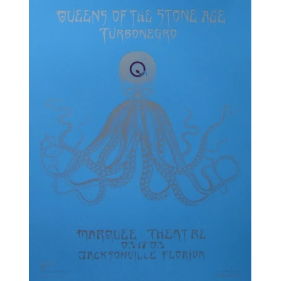 Queens of the Stone Age Concert Poster (Jacksonville Variant) (SOLD OUT)
