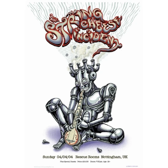 String Cheese Incident Concert Poster by Emek (SOLD OUT)