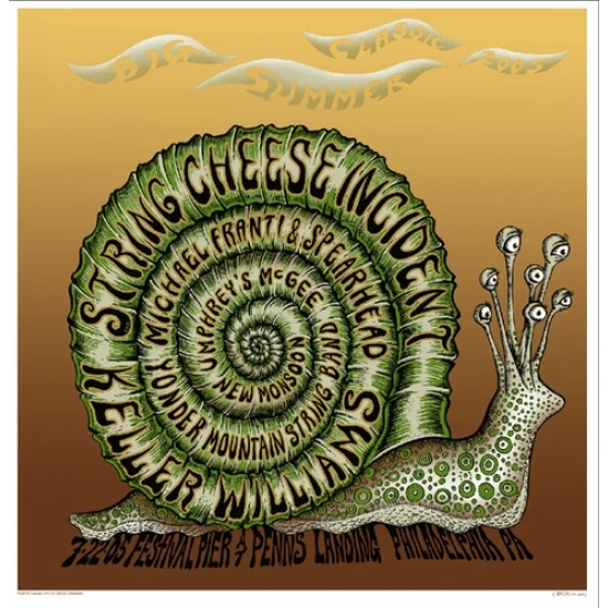 String Cheese Incident Poster by Emek (SOLD OUT)