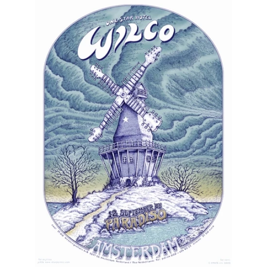 Wilco Concert Poster by Emek (SOLD OUT)