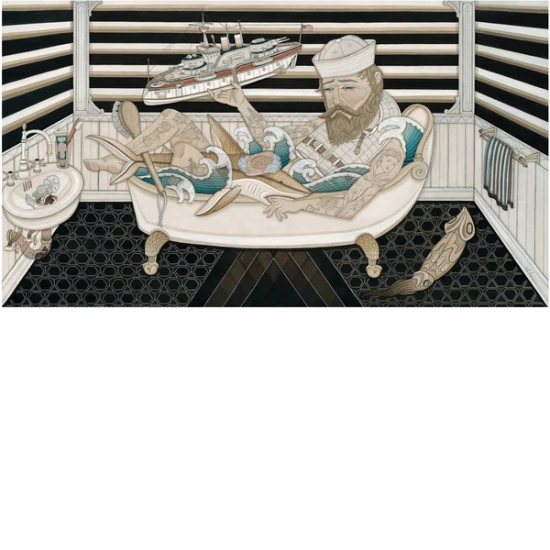 Shark Soap print by Evan B. Harris