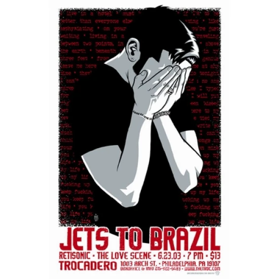 Jets to Brazil Concert Poster by Brian Ewing (SOLD OUT)