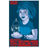 Pretty Girls Make Graves Concert Poster by Brian Ewing