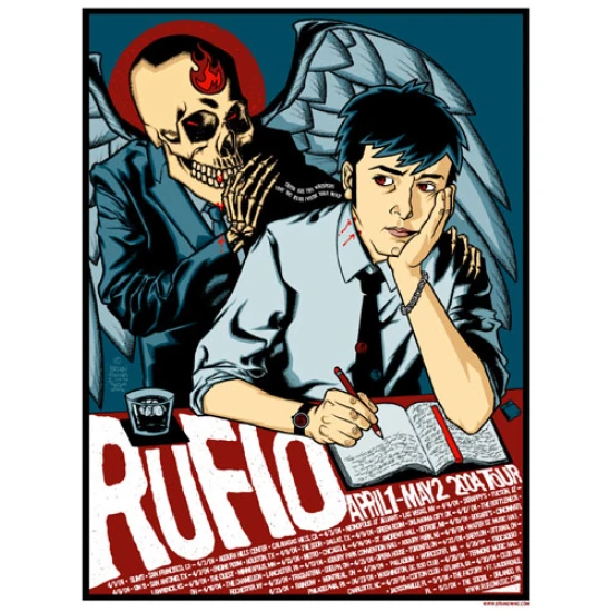 Rufio Concert Poster by Brian Ewing