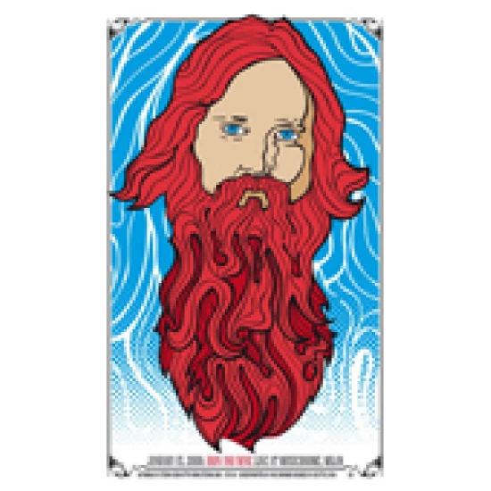 Iron & Wine Concert Poster (Italy) (SOLD OUT)