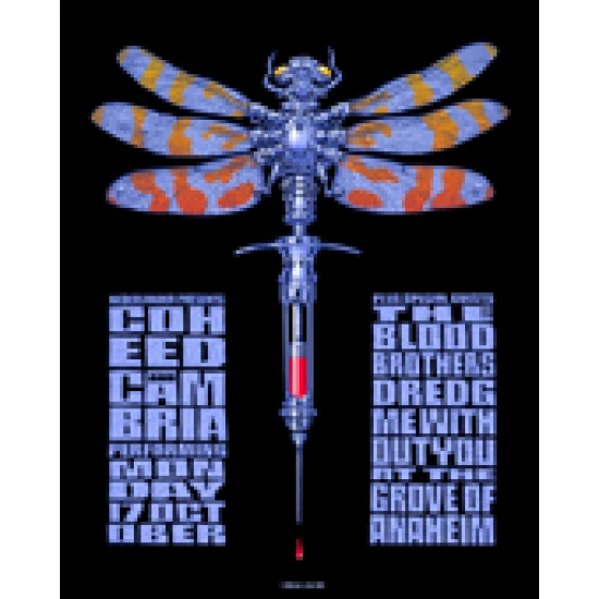 Coheed & Cambria Concert Poster by Emek (SOLD OUT)