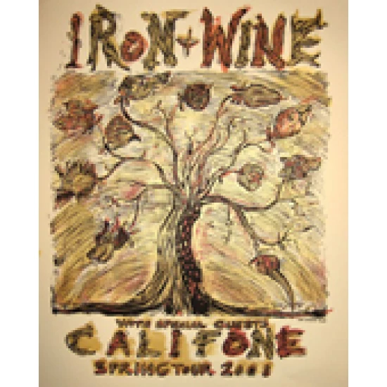 Iron and Wine Concert Poster by Dan Grzeca (SOLD OUT)