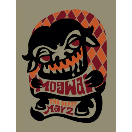 Mogwai Concert Poster by Furturtle Printworks (SOLD OUT)