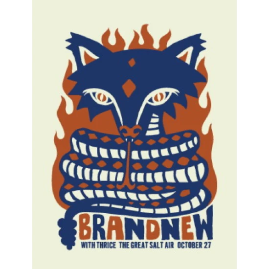 Brand New Concert Poster by Furturtle Printworks (SOLD OUT)