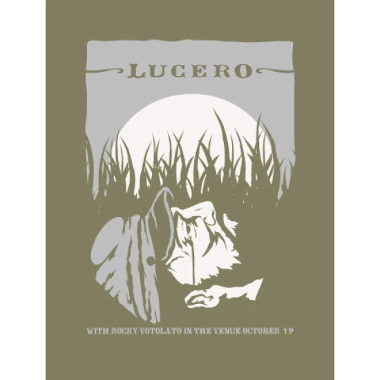 Lucero Concert Poster by Furturtle Printworks (SOLD OUT)