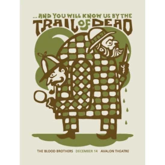 Trail of Dead Concert Poster by Furturtle Printworks