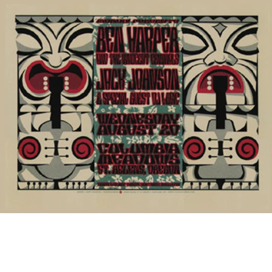 Ben Harper & Jack Johnson Concert Poster (SOLD OUT)