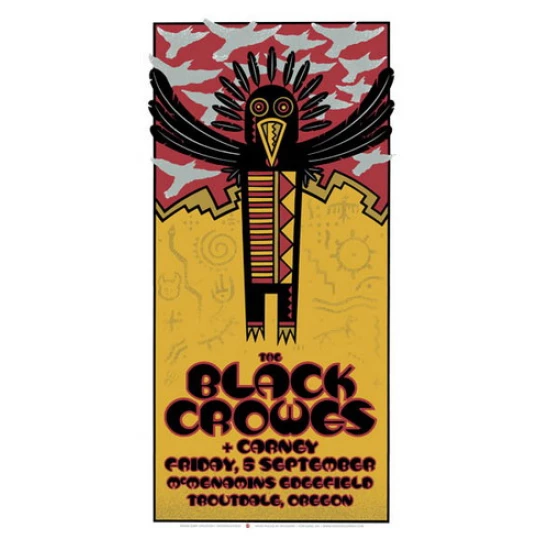The Black Crowes Concert Poster by Gary Houston (SOLD OUT)
