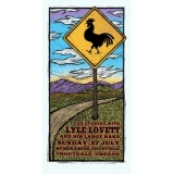 Lyle Lovett Concert Poster by Gary Houston (SOLD OUT)