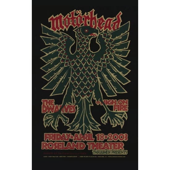 Motorhead Concert Poster (2003) (SOLD OUT)
