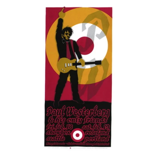 Paul Westerberg Concert Poster by Gary Houston (SOLD OUT)
