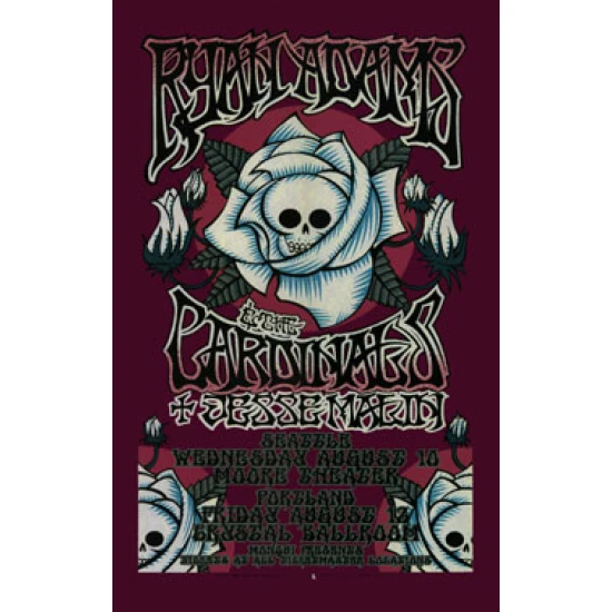 Ryan Adams Concert Poster by Gary Houston (SOLD OUT)