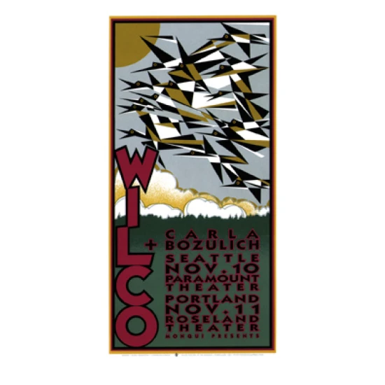 Wilco 2004 Concert Poster by Gary Houston (SOLD OUT)