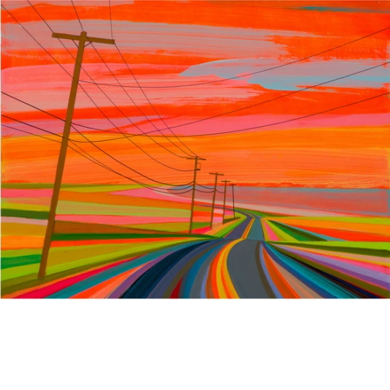 Sunset on Old Montauk Highway by Grant Haffner
