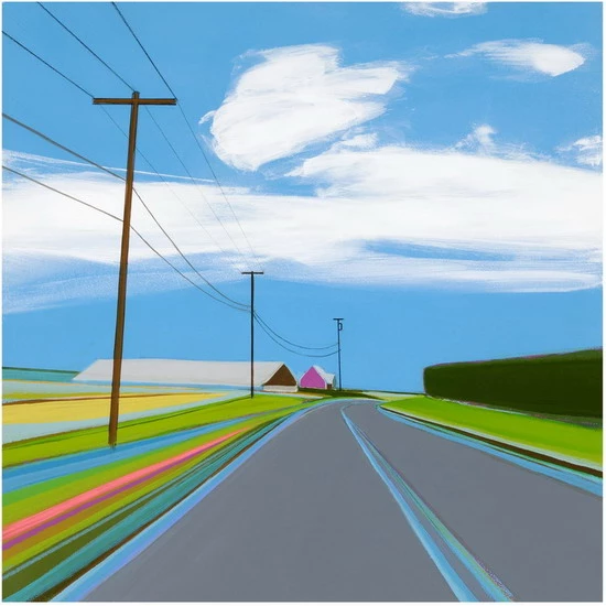 Head of Pond Road print by Grant Haffner