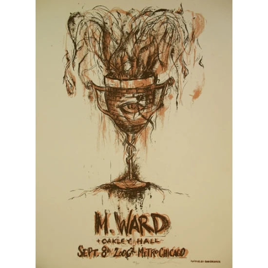 M. Ward Concert Poster by Dan Grzeca (SOLD OUT)