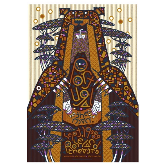Portugal, the Man concert poster by Guy Burwell (SOLD OUT)