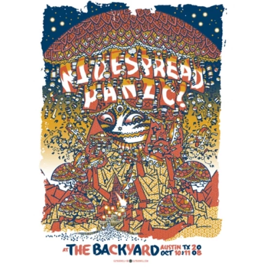 Widespread Panic Concert Poster by Guy Burwell (SOLD OUT)