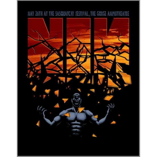 Nine Inch Nails Concert Poster (Sasquatch! Festival) (SOLD OUT)