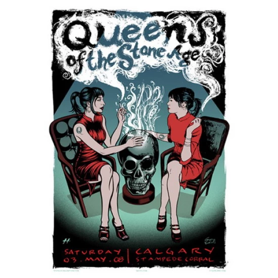 Queens of the Stone Age Calgary Concert Poster (SOLD OUT)