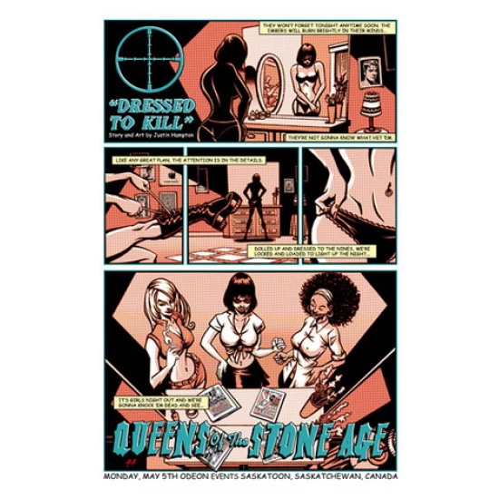 Queens of the Stone Age Concert Poster (Saskatoon) (SOLD OUT)