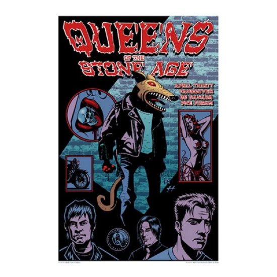 Queens of the Stone Age Concert Poster (Vancouver) SOLD OUT
