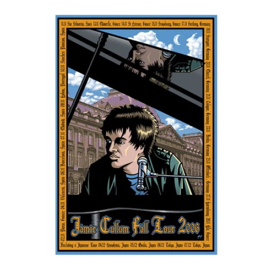 Jamie Cullum Concert Poster by Justin Hampton