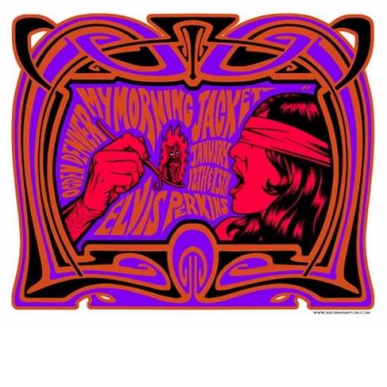 My Morning Jacket Concert Poster by Justin Hampton (SOLD OUT)