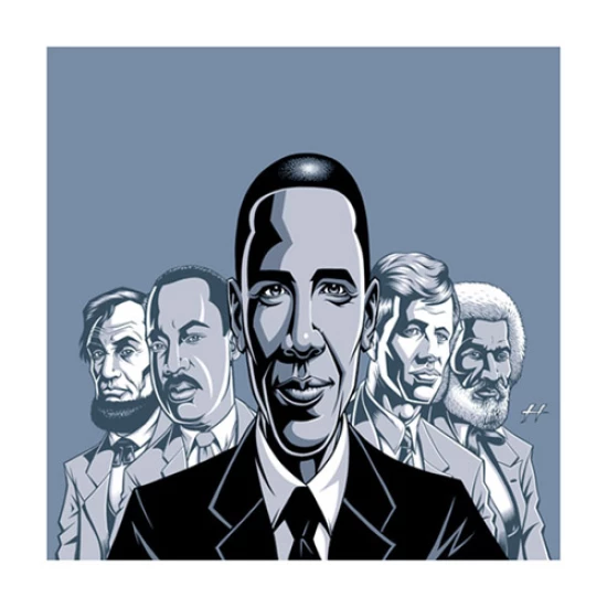 "That One" Barack Obama Poster by Justin Hampton