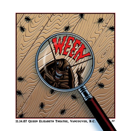Ween Vancouver Concert Poster by Justin Hampton (SOLD OUT)