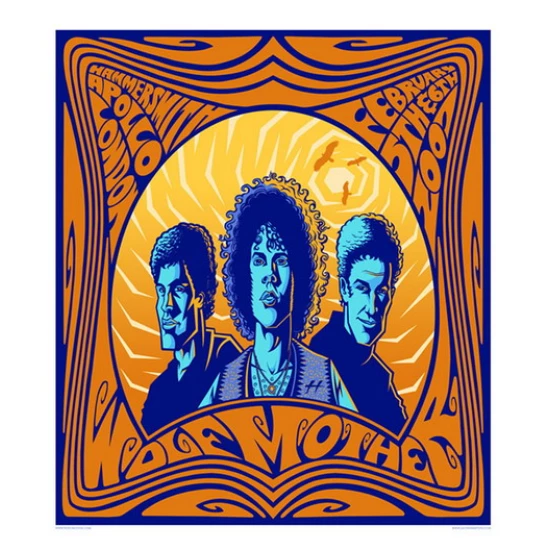 Wolfmother Australia Concert Poster by Justin Hampton