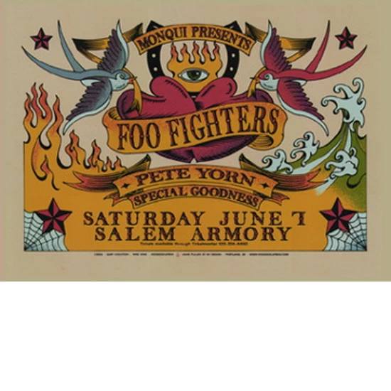Foo Fighters Concert Poster by Gary Houston (SOLD OUT)