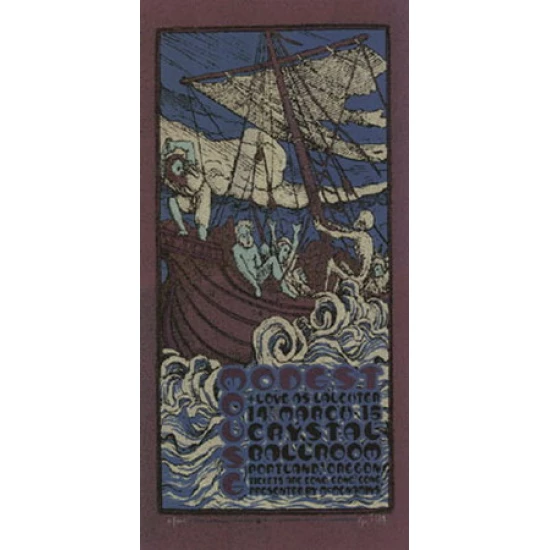 Modest Mouse Concert Poster by Gary Houston (SOLD OUT)