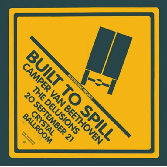 Built to Spill Concert Poster by Gary Houston (SOLD OUT)