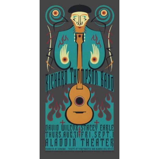 Richard Thompson Concert Poster by Gary Houston (SOLD OUT)